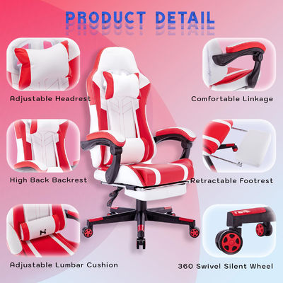 Alinunu High Back Video Ergonomic Racing PC Seduta da gioco con poggiapiedi Personalizza OEM ODM