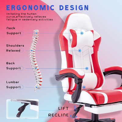 Alinunu High Back Video Ergonomic Racing PC Seduta da gioco con poggiapiedi Personalizza OEM ODM