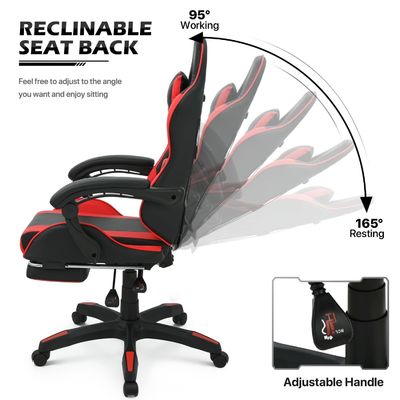 ALINUNU Sedia da gioco per adulti Razer Computer ergonomico Video PC da corsa