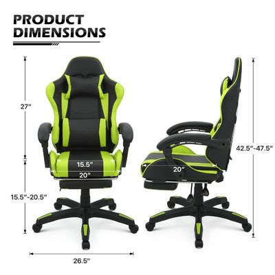 Arredamento per ufficio a prezzi accessibili sedia da gioco ergonomica ALINUNU 25&quot;D x 26.5&quot;W x 42.5&quot;H