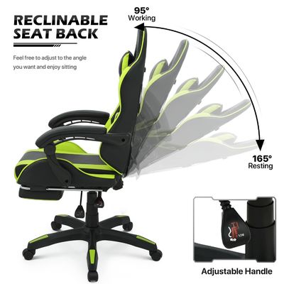 Arredamento per ufficio a prezzi accessibili sedia da gioco ergonomica ALINUNU 25&quot;D x 26.5&quot;W x 42.5&quot;H