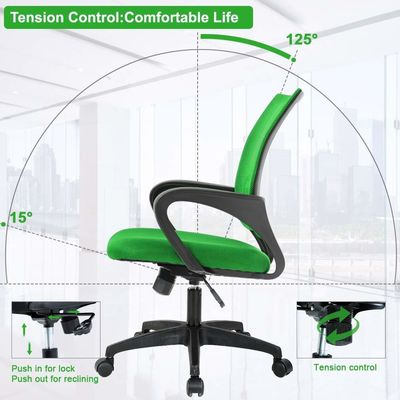 ALINUNU Navy Green Mesh Computer Chair La scelta ideale per l'esecutivo e l'ufficio interno