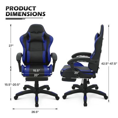 Genuine LEATHER ALINUNU Ergonomic Computer Racing Video PC Custom Gaming Chair per adulti