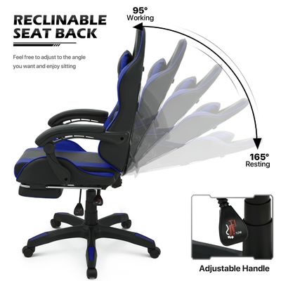 Genuine LEATHER ALINUNU Ergonomic Computer Racing Video PC Custom Gaming Chair per adulti