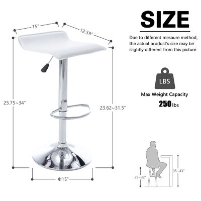 Scaffali a barre girevoli moderni regolabili in altezza per sedie domestiche in materiale in cuoio PU