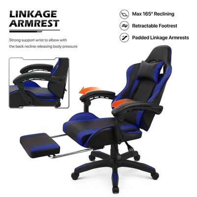 Genuine LEATHER ALINUNU Ergonomic Computer Racing Video PC Custom Gaming Chair per adulti