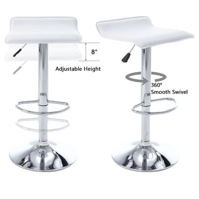 Scaffali a barre girevoli moderni regolabili in altezza per sedie domestiche in materiale in cuoio PU