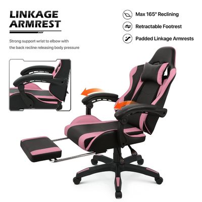 Poltrona girevole ALINUNU Computer ergonomica Video PC di corse Custom Gaming adatto per adulti