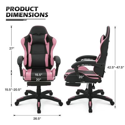 Poltrona girevole ALINUNU Computer ergonomica Video PC di corse Custom Gaming adatto per adulti