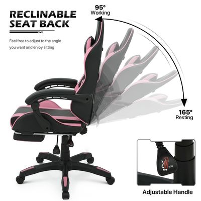 Poltrona girevole ALINUNU Computer ergonomica Video PC di corse Custom Gaming adatto per adulti