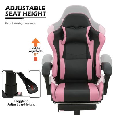 Poltrona girevole ALINUNU Computer ergonomica Video PC di corse Custom Gaming adatto per adulti