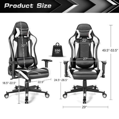 ALINUNU Customizabile Laboratorio Segreto Ergonomica Sedia da videogioco da corsa Lo stile perfetto