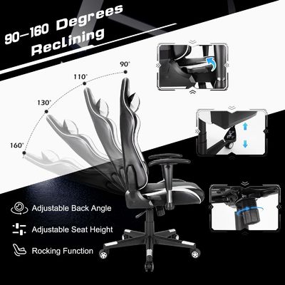 ALINUNU Customizabile Laboratorio Segreto Ergonomica Sedia da videogioco da corsa Lo stile perfetto