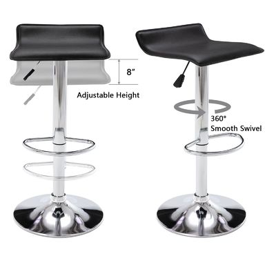 Arredamento commerciale ALINUNU Modern Swivel PU Leather Bar Stools for Bar Furniture
