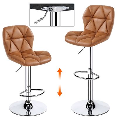 Alinunu's Modern PU Leather Swivel High Bar Stools per Bar Room Restarant Furniture