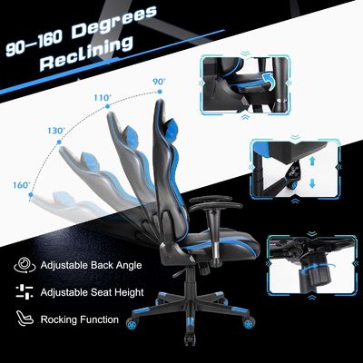 ALINUNU Customizable Secret Lab Ergonomic Racing PC Video Gaming Chair per ufficio interno