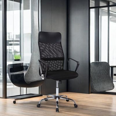 Spazi di lavoro moderni Poltrona di ufficio girevole con telaio in acciaio inossidabile e colore personalizzato