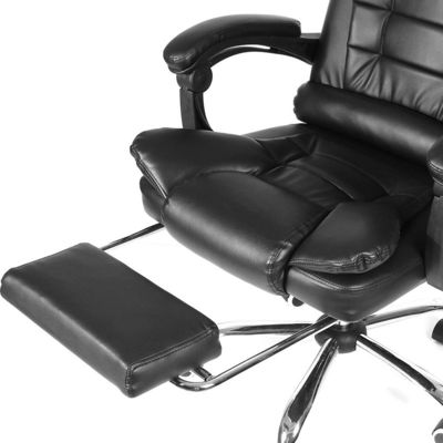 Home Office Imballaggio postale Y cuoio Executive Swivel con poggiapiedi di ALINUNU