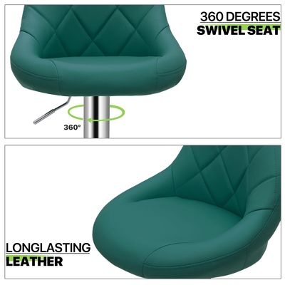Modern Dining Bar Stool High Chair con regolabile altezza girante da ALINUNU
