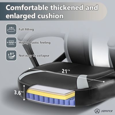 Moderna sedia giratoria ergonomica da corsa con supporto lombare regolabile