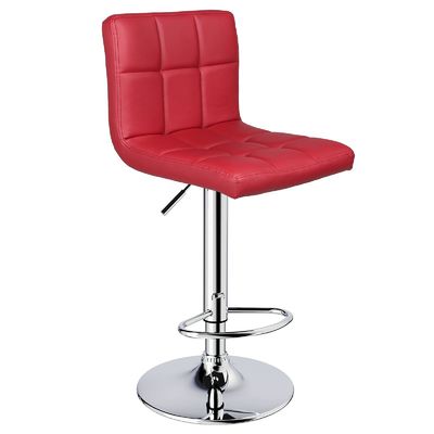 Moderno design PU cuoio regolabile sgabello a barre girevole con schiena 14,5 &quot;D x 16&quot;W x 24,5 &quot;H