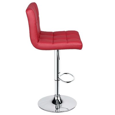 Moderno design PU cuoio regolabile sgabello a barre girevole con schiena 14,5 &quot;D x 16&quot;W x 24,5 &quot;H