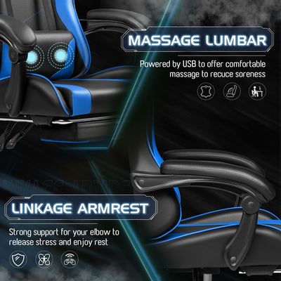 Migliora la tua sala da gioco o il tuo soggiorno con Alinunu Racing Razer Gaming Chair Modern Design Style Arredamento per ufficio