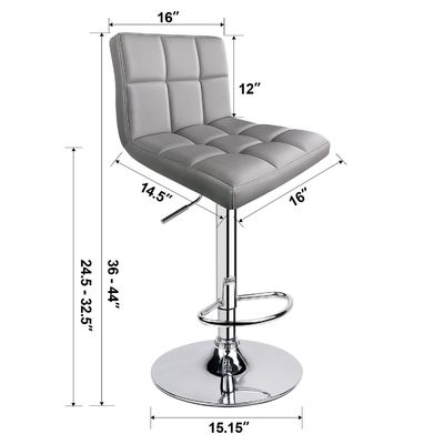 Modern Design Home Bar Stool con schiena e girevole regolabile in colore personalizzato