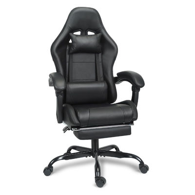Sedile da gioco regolabile in altezza con supporto lombare e poggiapiedi colore personalizzato