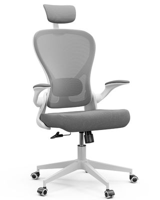 Moderna sedia girevole con braccia pieghevoli Tipo metallico Metallo Ergonomico Casa Sedia da ufficio