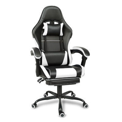 Sedia da gioco a design ergonomico regolabile in altezza con supporto lombare e poggia piedi