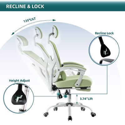27.56&quot;D x 18.5&quot;W x 47.8&quot;H Back Mesh Rolling Swivel Chair per ergonomia di ufficio