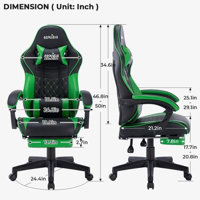 OEM ODM personalizzare sedia da gioco moderno Scorpion pelle ergonomico sedile girante per computer