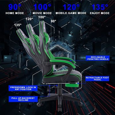 OEM ODM personalizzare sedia da gioco moderno Scorpion pelle ergonomico sedile girante per computer