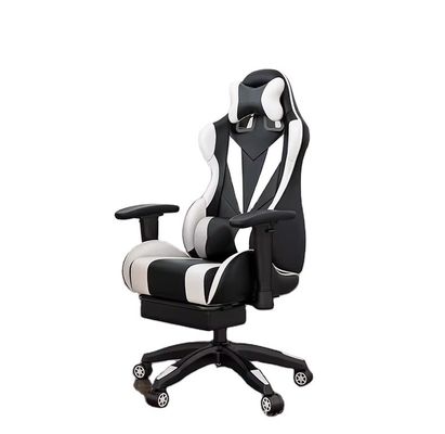 Sedile girevole ALINUNU PU Sedile da gioco in pelle con 360 giri/ regolazione in altezza/ reclinatore