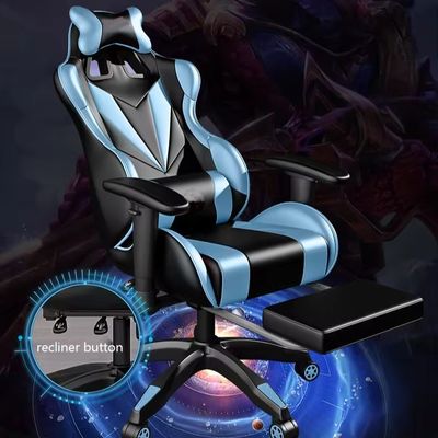 Sedile girevole ALINUNU PU Sedile da gioco in pelle con 360 giri/ regolazione in altezza/ reclinatore