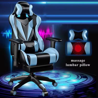 Sedile girevole ALINUNU PU Sedile da gioco in pelle con 360 giri/ regolazione in altezza/ reclinatore
