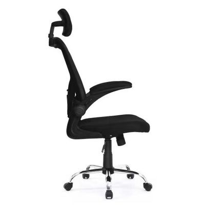 Confortevole High Back Mesh Home Manager Sedia da ufficio con braccioli cromati da ALINUNU
