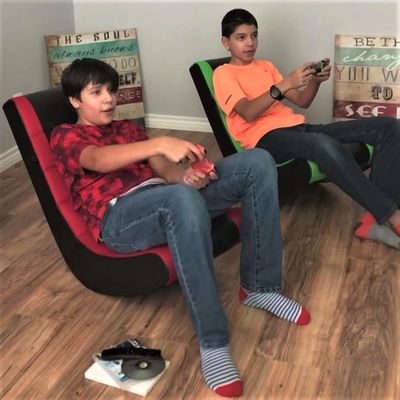 Sedia da gioco ALINUNU Regolabile in altezza per bambini e adolescenti Rocker video diretto a pavimento