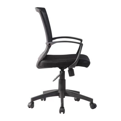 R300mm base di nylon rete nera sedia ufficio amministrativo per ambienti professionali
