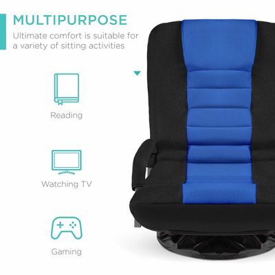 Imballaggio della posta ALINUNU Sedile girante per giochi 360 gradi Poltrona a terra multiuso Rocker per TV