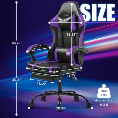 Sedia da gioco ergonomica regolabile in altezza per adulti stile di design