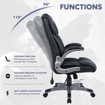 Moderno design Back Executive Office Chair per un peso massimo di 275 libbre Assicurazione