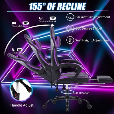 Sedia da gioco ergonomica regolabile in altezza per adulti stile di design