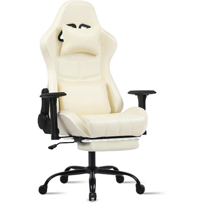 Personalizza Home Office Ergonomic Gaming Chair con altezza e poggiapiedi regolabili