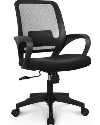 Poltrona per computer con supporto lombare regolabile ergonomico