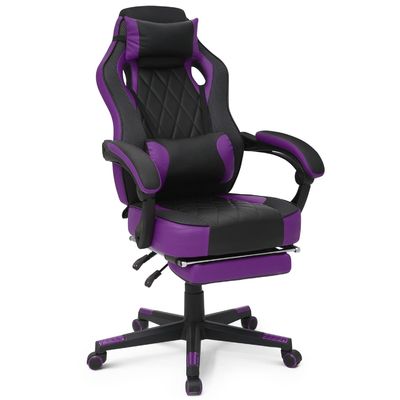 Racing Style PU Leather Gaming Chair Ergonomic Design Foam Seat Materiale di ALINUNU
