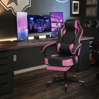 Poltrona da gioco in cuoio in PU in stile da corsa ALINUNU con colore personalizzato e design ergonomico