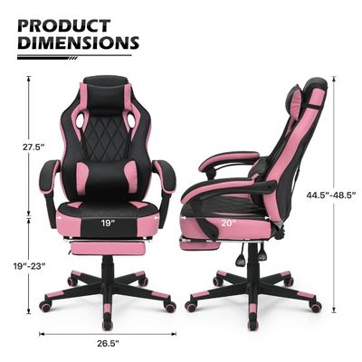 Poltrona da gioco in cuoio in PU in stile da corsa ALINUNU con colore personalizzato e design ergonomico