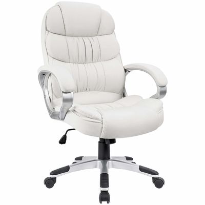 36.3lb High Back Computer Desk Chair con braccioli imbottiti e altezza regolabile